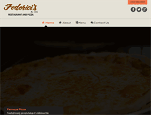Tablet Screenshot of fedspizza.com